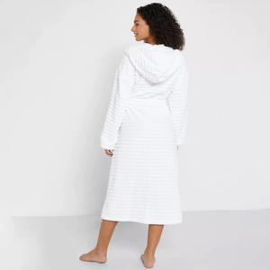 2026 New Arrivals High Quality Vintage Breathable <b>Waffle</b> Soft Plus Size Elegant Bathrobe for Women Solid Front Logo Spring - Product Image 6