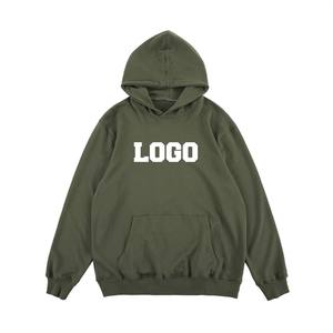 Sweat à capuche personnalisé pour homme et femme avec logo Olive Core, en molleton de coton premium, léger, unisexe, streetwear, pull-over - Product Image 6