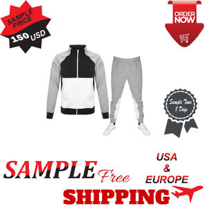 Sudadera con capucha unisex personalizada 400 GSM, conjunto de 2 piezas de talla grande, pantalones de chándal para correr, chándal de lana, logotipo transpirable Plus - Product Image 6