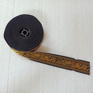 Cordones de brocado hechos a medida, cintas bordadas a máquina y cordones en varios diseños y colores para vestidos de novia - Product Image 2