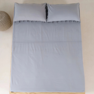 Sábana ajustada de algodón puro Premium 100% con plástico elástico antiarrugas y duradera para uso en hoteles y hospitales - Product Image 1