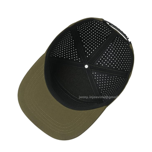 Vente en gros de haute qualité 7 panneaux découpé au laser Performance chapeau imperméable respirant casquette Logo personnalisé Patch Golf Gorras Vietnam Factory - Product Image 3