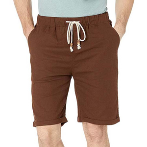 Personalizado al por mayor novedad de verano Pantalones cortos para hombre de algodón orgánico pantalones cortos para correr para hombre Jersey personalizado pantalones cortos de sudor pantalones de hombre con cordón - Product Image 4