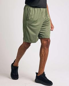 กางเกงขาสั้นเล่นกีฬาของผู้ชายออกแบบได้ตามต้องการมีกระเป๋าด้านข้างและสายรัดเอวที่มีความยืดหยุ่นลวดลายสีทึบชุดใส่ประจำวัน - Product Image 6