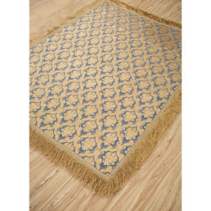 Alfombras y Conjuntos de Alfombras Personalizadas de Poliéster Azul Sile para el Hogar, Hechas a Medida en Jaipur, EE. UU. - Product Image 2