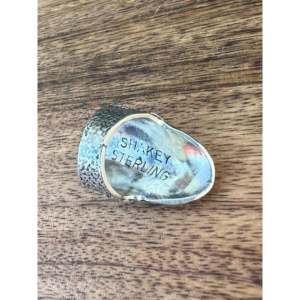 Bague Robert Shakey élégante en argent sterling, motif animal, ajustable, bijou classique et mignon, cadeau idéal pour la taille 5.25, placage raffiné - Product Image 5
