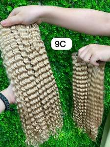 Tejido de cabello humano vietnamita de color ondulado profundo, súper doble cabello de lujo, envío DHL un donante - Product Image 4