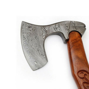 Hacha vikinga tradicional de acero al carbono forjada a mano personalizada de alta calidad hacha vikinga para acampar para supervivencia directa de fábrica - Product Image 3