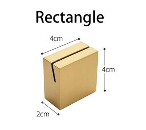 Elegant Golden <b>Card</b> Holder Stylish Table Decor Perfect for Business <b>Cards</b> Place Tags Photo Display or Office Desk Use - Product Image 3