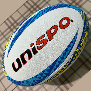 Ballon de rugby de marque Indian Custom entièrement cousu main avec adhérence durable et vessie pour un usage professionnel - Product Image 1