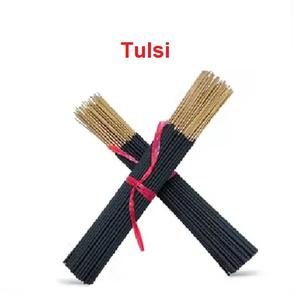 Bâtonnets d'encens de 19 pouces, approvisionnement en vrac de bâtons d'encens naturels Tulsi les plus vendus (noir) - Product Image 1