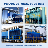 Sistema de Filtro de Cartuchos Industrial con Limpieza por Pulsos para Filtración de Polvo Fino Personalizado