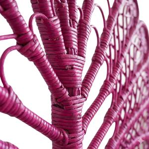 Cabecero de Ratán con Diseño de Pavo Real Rosa, Hecho a Mano, para Dormitorio, Precio Competitivo al por Mayor, Directo de Fábrica en Vietnam - Product Image 3