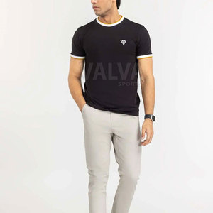 T-shirts d'été personnalisés pour hommes 2024, vente en gros, manches courtes, 100% coton, haute qualité, séchage rapide, respirant, service OEM - Product Image 3