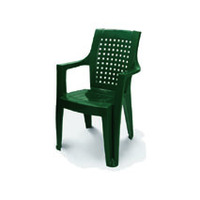 Chaise de salle à manger extérieure moderne en plastique PP durable, certifiée ISO9001/TUV, résistante aux intempéries, pour villa, cour, hôtel, école