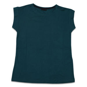 Femmes 100% coton débardeur Logo personnalisé nouveau Design Y2K grande taille décontracté à manches courtes T-Shirt en gros couleur unie courte longueur - Product Image 5