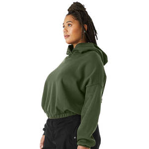 เสื้อฮู้ดดี้ผู้หญิงแบบสปอร์ตสั่งทำพิเศษ แขนยาว ปักลาย พิมพ์ลายด้านหน้า ผ้าฝ้าย 100% เสื้อคลุมฤดูหนาวสำหรับผู้หญิง - Product Image 2