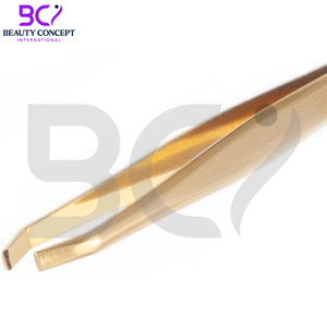 Pince à épiler pour sourcils Plasma Gold pour des sourcils parfaitement dessinés en couleur dorée, produit de qualité supérieure, pince à épiler de beauté - Product Image 3