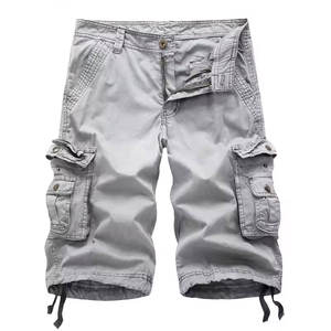 NOVEDAD DE VERANO 2024, pantalones cortos Cargo de camuflaje de algodón de gran tamaño para hombre, estilo callejero, deporte informal con múltiples bolsillos, función antiarrugas - Product Image 3