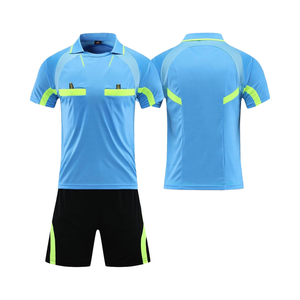 Conjuntos de Camisetas de Árbitro/Justiciero de Fútbol, Baloncesto y Fútbol Americano Unisex, Verano, 100% Poliéster, Antibacterianas - Product Image 1