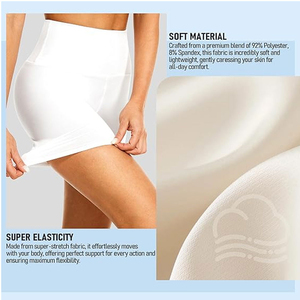 Shorts de yoga grande taille, fabrication directe d'usine, nouveaux shorts de yoga respirants et tendance à vendre - Product Image 5