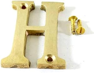 Lettres en laiton personnalisées de qualité supérieure, alphabet décoratif fait main pour la décoration de maisons de luxe, les hôtels, les complexes hôteliers et les projets d'aménagement intérieur - Product Image 2