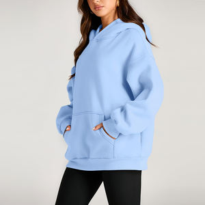 Mode automne-hiver, sweat-shirt à capuche décontracté en coton grande taille, streetwear, sweat-shirt pour femme, vêtements pour femme, sweat-shirts pour femme - Product Image 4