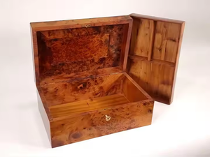 Boîte de rangement en bois de haute qualité Boîte en bois naturel de conception artisanale par crescent crafts - Product Image 3