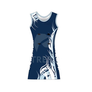 La mejor calidad, el último diseño, 100% poliéster, secado rápido, transpirable, uniforme de netball, venta al por mayor, hecho a medida a bajo precio - Product Image 1