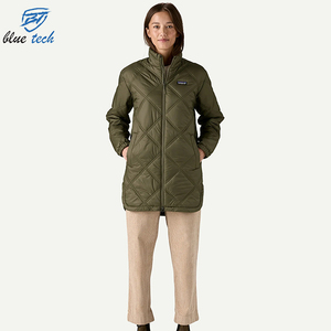 Women Puffer <b>Jacket</b> Stand Collar Knitted Stylish Windproof & Quick Dry Custom Logo & Design Print 2026 Style - Product Image 1