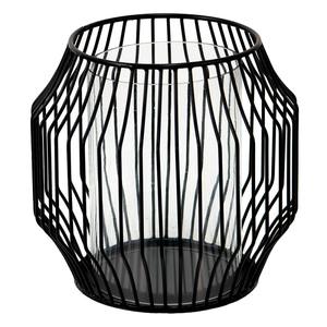 Forme ronde de couleur d'or en métal avec des lanternes de fosse en verre pour la décoration à la maison avec la couleur adaptée aux besoins du client - Product Image 2