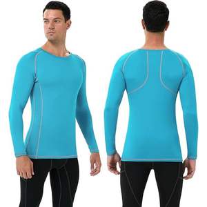 Protector de erupción de alta calidad para hombres | Camisa de manga larga con logotipo personalizado OEM | Ropa de entrenamiento y surf de compresión de secado rápido - Product Image 5