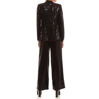Gilet en lin tissé à carreaux pour femme, style vietnamien, séchage rapide, robe de nuit, blazer décontracté, rayé, avec broderie de paillettes et perles, logo personnalisé