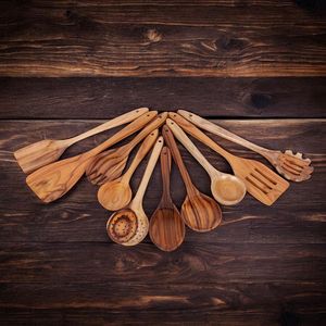 Cuillère en bois de luxe durable, conçue pour la cuisine quotidienne, les fêtes et les mariages – Idéale pour remuer et mélanger dans les cuisines très fréquentées - Product Image 3