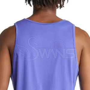 เสื้อกล้ามระบายอากาศแห้งเร็วของผู้ชายเสื้อแขนกุดถักลำลอง - Product Image 5