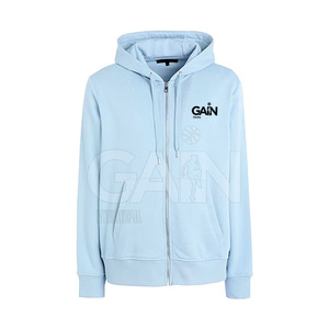 Custom Design Cotton Blended Hoodies Casual Warm Hoodies Hot Selling Cotton Polyester Zipper Hoodies - Product Image 1