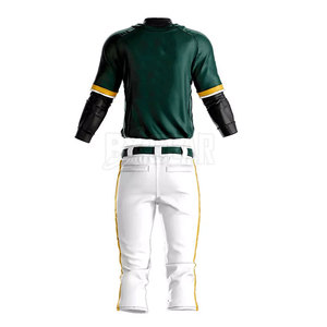 Uniforme de béisbol personalizado con tela transpirable de secado rápido que incluye logotipo personalizado para hombres - Product Image 4
