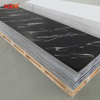 Zéro silice conçu moderne écologique feuilles de Surface solide résistant à l'humidité pour la maison cuisine comptoir dalle grande dalle