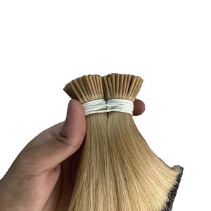 ผมมนุษย์ก่อนต่อเชื่อมแบบรัสเซีย,ผมต่อแบบดิบสองด้านปลายแบนเรมี่นาโน/V/ U - Product Image 1