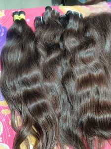 Extensiones de Cabello Humano Virgen Remy Indio 100% Natural, Textura Lisa y Fuerte, Alineación de Cutículas - Product Image 3