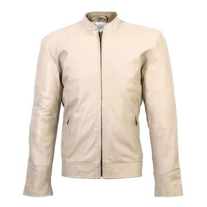 Vestes en cuir véritable tendance de qualité supérieure pour hommes Vestes en cuir personnalisées à prix de gros pour hommes - Product Image 1