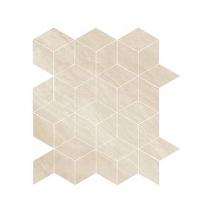 Azulejos exportadores 48mm Rhombus Diamond Azulejo de mosaico de porcelana vitrificada de cuerpo completo para paredes de área de comedor Escritorios de recepción Salas de reuniones - Product Image 1