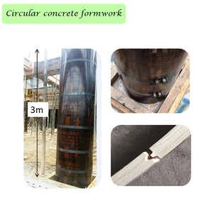 Vòng tròn tròn hình vuông hình chữ nhật cột bê tông ván khuôn Trọng lượng nhẹ dễ dàng nhanh chóng tiết kiệm chi phí đơn giản - Product Image 4