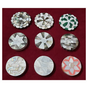 Espejo de diseño de superartes indio, diseño tradicional de perlas naturales, para madre, múltiples usos, personalizado, mano de obra, regalo - Product Image 1