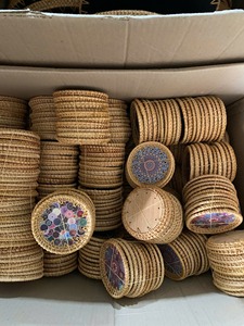 Bandeja de ratán elegante de alta calidad: decoración de lujo para el hogar, servicio único, regalo de almacenamiento-LOTO AZUL VIETNAM - Product Image 2