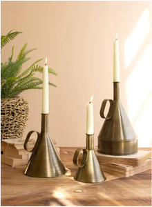 Portavelas de Metal de hierro cónico antiguo, tarro votivo, diseño de linterna único para decoración del hogar, venta al por mayor del proveedor del fabricante - Product Image 3