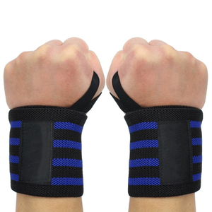 Muñequeras resistentes con logotipo personalizado Muñequeras de calidad superior Muñequeras transpirables resistentes para gimnasio Muñequeras con logotipo personalizado - Product Image 1