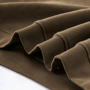 สเวตเชิ้ตไหล่แบบสวมหัวผ้าคอตตอนผสมมีฮู้ดธรรมดาแบบสวมหัวธรรมดา - Product Image 6