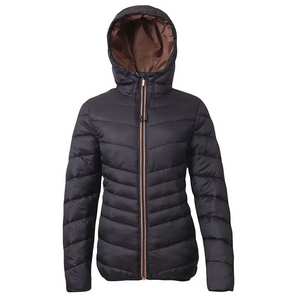 Nuevas chaquetas transpirables personalizadas para mujer, ropa de invierno con cremallera de Color sólido 2025, chaquetas acolchadas personalizadas para mujer - Product Image 4