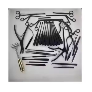 Surgiright haute qualité 35 pièces allemand Standard laminectomie ensemble d'instruments chirurgicaux manuel orthopédique colonne vertébrale outils revêtement noir - Product Image 1